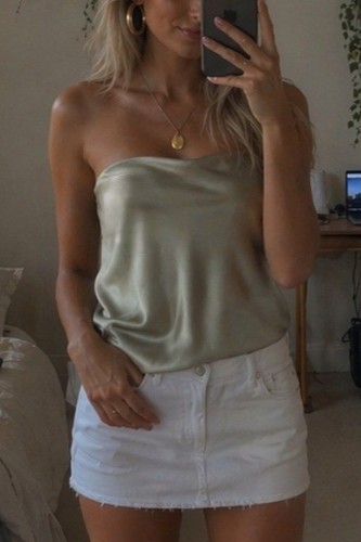 Elegsnt tubetop bluse - tubetop,