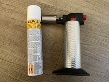 stabiles Flambiergerät / Gasbrenner / Bunsenbrenner / Küchenbrenner mit Gas