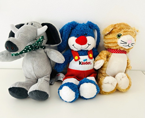 Kinder 3er plüschtier - 3er, plüschtier-set