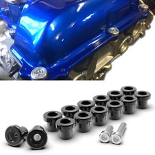 KIPPDECKEL TÜLLE SCHEIBENSCHRAUBEN SET KIT passend für NISSAN 200SX S13 PS13 SR20DET SCHWARZ