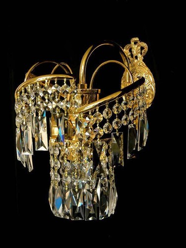 Kristall wandlampe echtes - kristall,