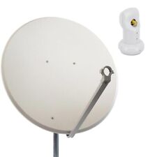PremiumX SAT Anlage 100cm Satelliten Schüssel Antenne Offset Spiegel Single LNB