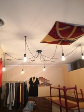 Spinnenlampe Deckenleuchte 8 armig  Licht für große und Kleine Räume m Sparbirne