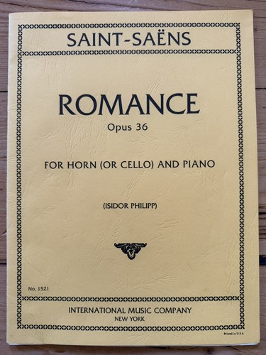 Romance von c - "romance, op.36"
