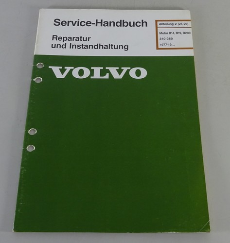 Werkstatthandbuch volvo 340 - werkstatthandbuch,