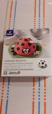 TCM Halbkugel-Backform Fußball Marienkäfer ...  Ø 21 cm Kugel Alu Ball Tchibo