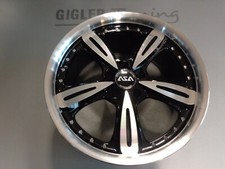 ASA TEC AR4 Felge 9,5x19 5x120 Et20 Schwarz Frontpoliert R727 R728 R1457