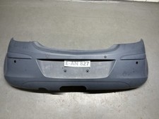 OPEL CORSA D STOßSTANGE STOSSFÄNGER HINTEN PDC AUSSCHNITT AHK ORIGINA