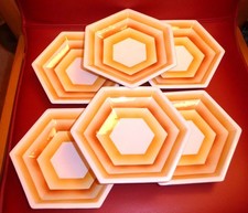 !!!! ART DECO KERAMIK SCHÖNE OBSTTELLER SPRITZDEKOR CARSTENS !!!!