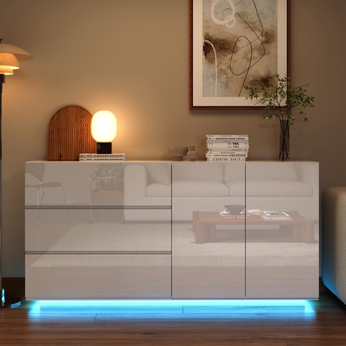Sideboard hochglanz 160cm - sideboard,
