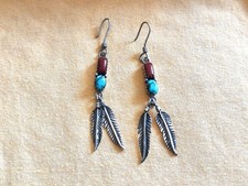 Indianerschmuck Navajo Feder