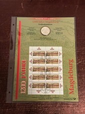 10€ Silber Numisblatt 4/2005 - 1200 Jahre Magdeburg