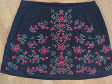 Folklore Leinen MINI ROCK ZARA