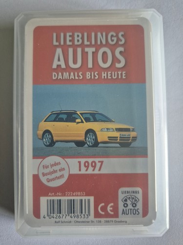 Auto quartett 1997 baujahr - quartett,