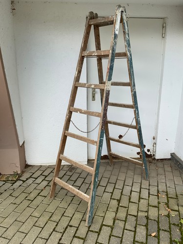 Malerleiter holz 2 - holz,