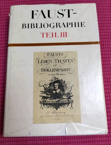 Faust bibliographie teile - faust,