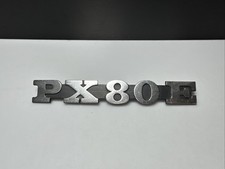 Original Vespa Emblem PX 80 E Aluminium Plakette Typenschild
