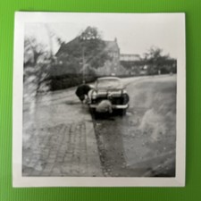 orig. Foto Oltdimer Ford Taunus 12M  Weltkugel 1959, Fotmat 7,6x7,6 cm