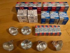 15 Halogenlampen OVP 50 Watt + 4 OVP 40 Watt + 6 gebraucht 50 Watt