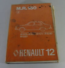 Werkstatthandbuch / Reparaturhandbuch Renault 12 R12 R1170 - R1337 von 09/1974 
