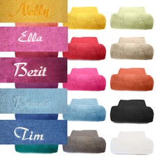 Handtuch mit Namen bestickt