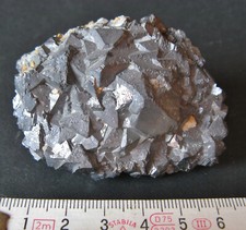 Galenit xx (Oktaeder!) - wunderschöne Stufe von Grube Beihilfe, Halsbrücke /Sa.