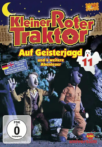 Kleiner roter traktor auf - roter,