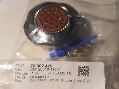 D38999 24fh21sn stecker mil - stecker,