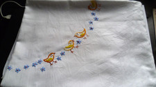 Vintage Damast Tischdecke