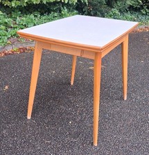XS Midcentury 50er  Küchentisch Vintage Esstisch Tisch 60er Resopal ausziehbar