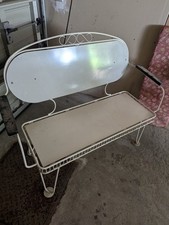 Retro Gartenmöbel um 1980  Sitzgruppe ,Zum Teil Mit Original Auflagen + 4 Stühle