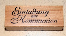 Stempel  - Zur Kommunion ~ 8x3