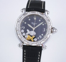 Chopard Happy Sport 38mm Fish Diamonds Damenuhr mit Papiere