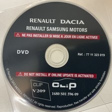 Renault Dacia Samsung Motors 77 11 323 019 Clip V209 DVD Rom nur Software