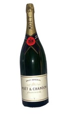 1 Stück 3 Liter Champagner Flasche MOÉT & Chandon, leer  - Deko