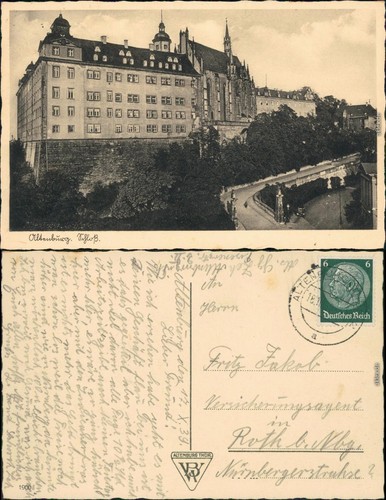 Ansichtskarte altenburg - ansichtskarte,