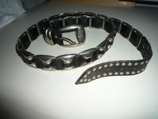 VINTAGE NANNI SCHWARZ LEDER