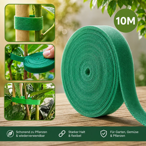 10m pflanzenbinder klettband - 10m,