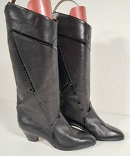 Vintage Slouch Lederstiefel