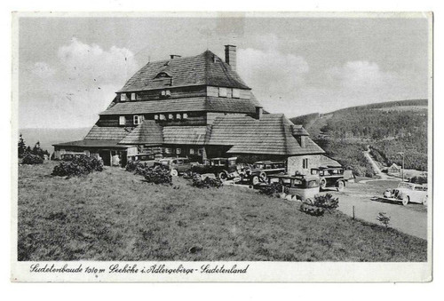 Ansichtskarte sudetenbaude - ansichtskarte,