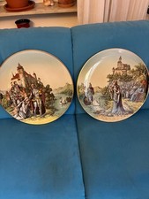 V&B Villeroy & Boch Mettlach Wandteller Teller Nr. 263 und 264 Lohengrin Ø 44 cm