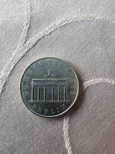 Ddr mark gedenkmünze 1990 - ddr, 20