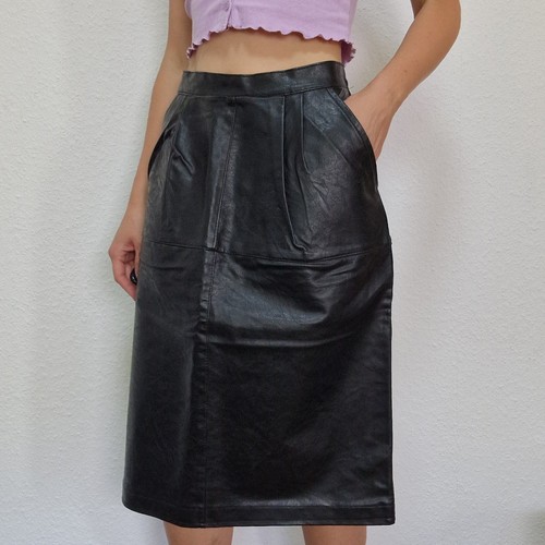 Lederrock vintage leder - lederrock,