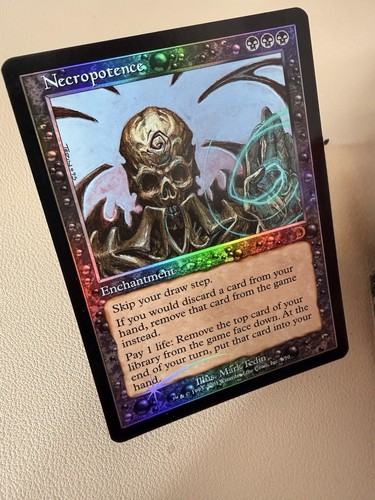 Magic karte necropotence - karte,