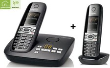 DUO Siemens Gigaset CX610A ISDN DECT Telefon /Starhlungsarm/ECO Anrufbeantworter