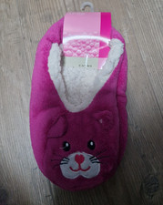 ABS Ballerina Hausschuhe, Gr.38 bis 42, pink, Katze, gefüttert von C&A *neu*