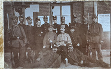 AK Kriegshund•Soldaten WK1 Schäferhund •Österreich Bahnvorstand WW1 1915 GSD