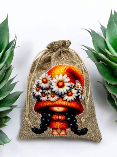 Jute imitat beutel - beutel, gnomeline