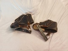 Echtleder Schuhwerk mit Riemen nur tolle Studio Dekoration für Bastler