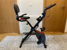 Sportstech Ergometer Heimtrainer Fahrrad klappbar, Fitness Indoor Fahrrad